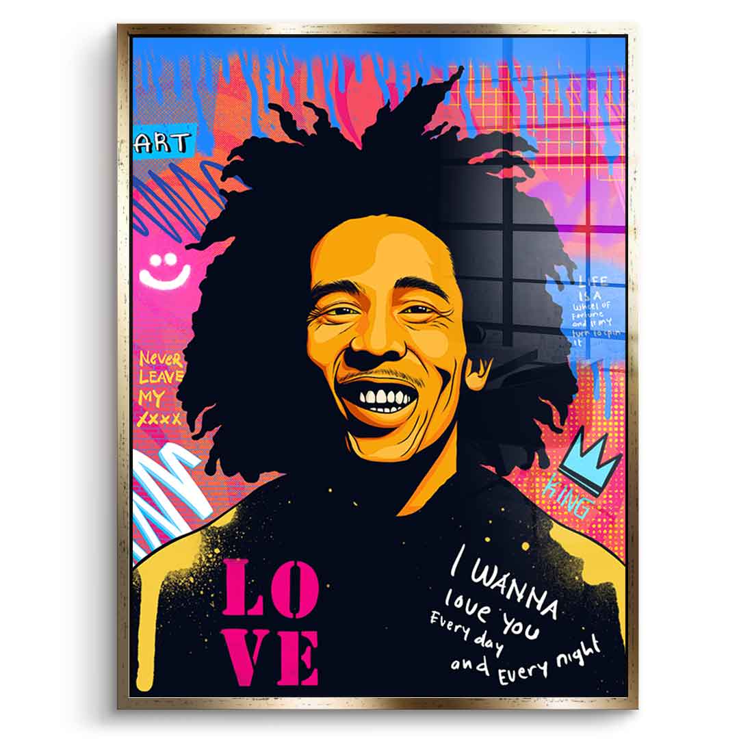 Reggae king - acrylic glass