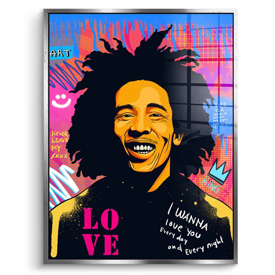 Reggae king - acrylic glass