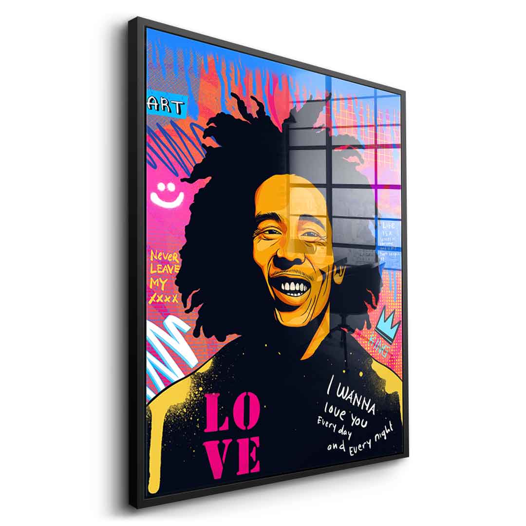 Reggae king - acrylic glass