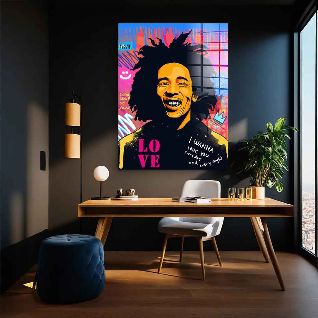 Reggae king - acrylic glass