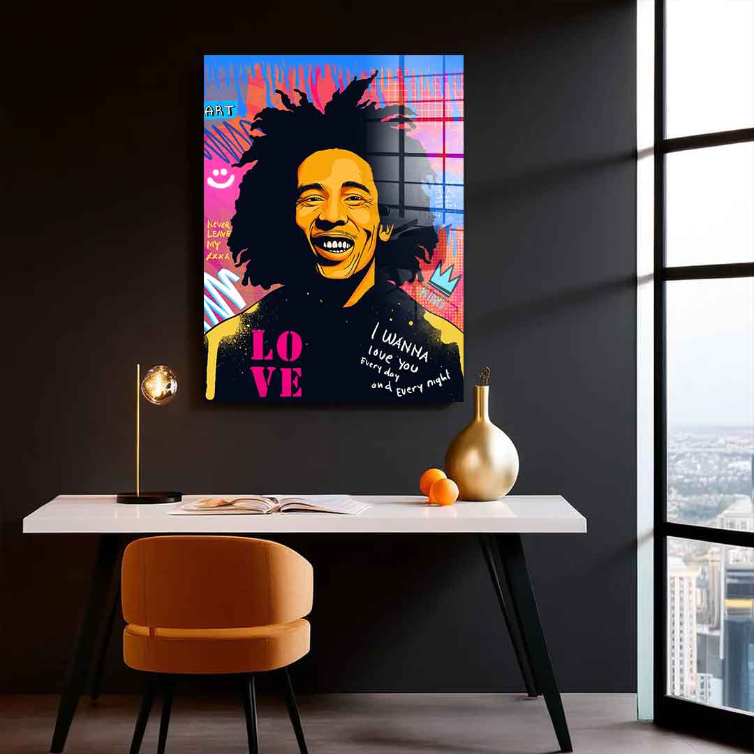 Reggae king - acrylic glass