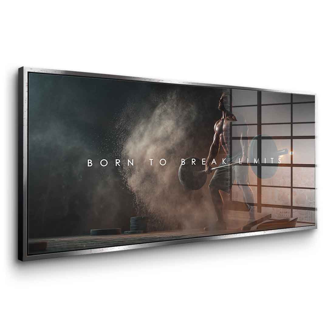 Born to Break Limits - Acrylglas