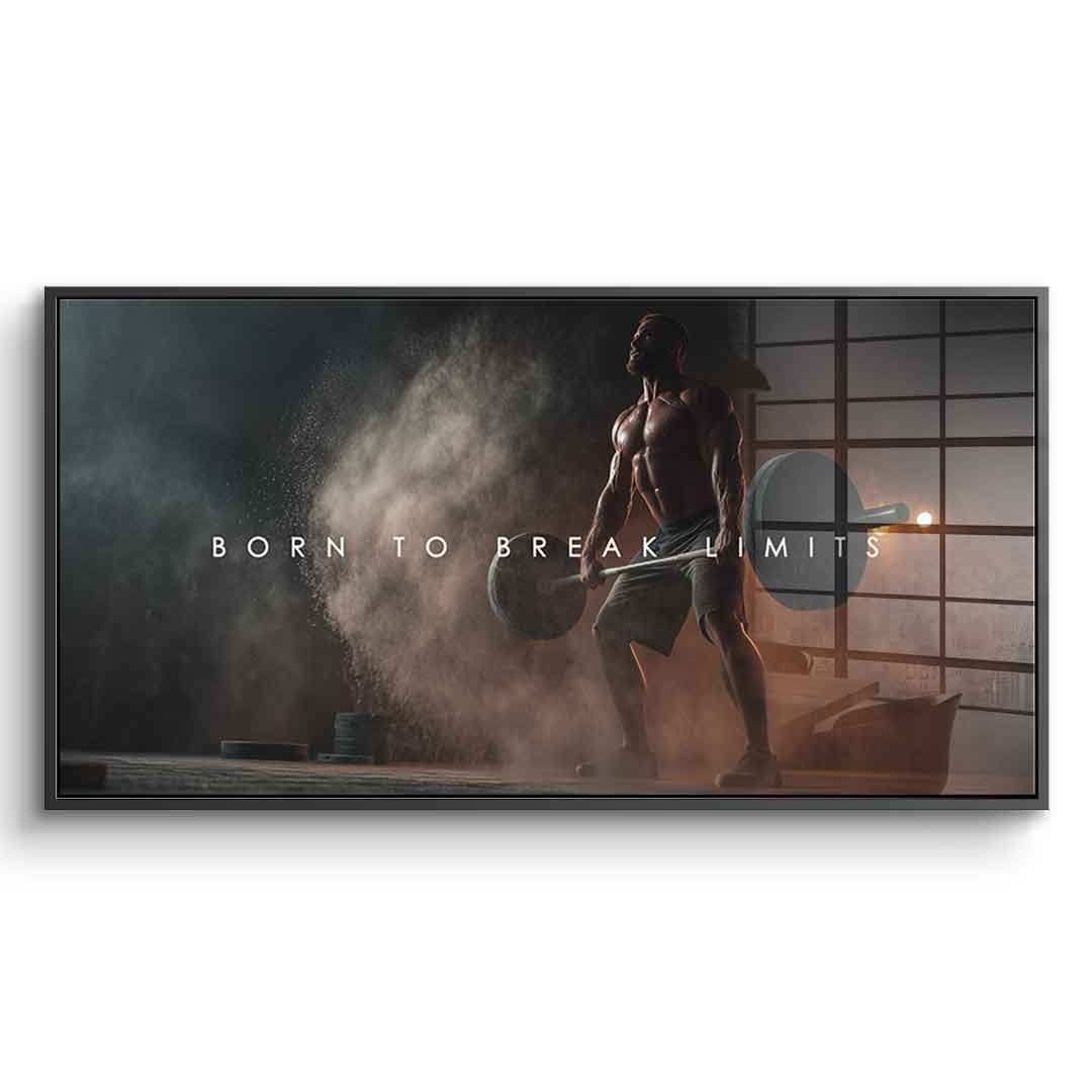 Born to Break Limits - Acrylglas