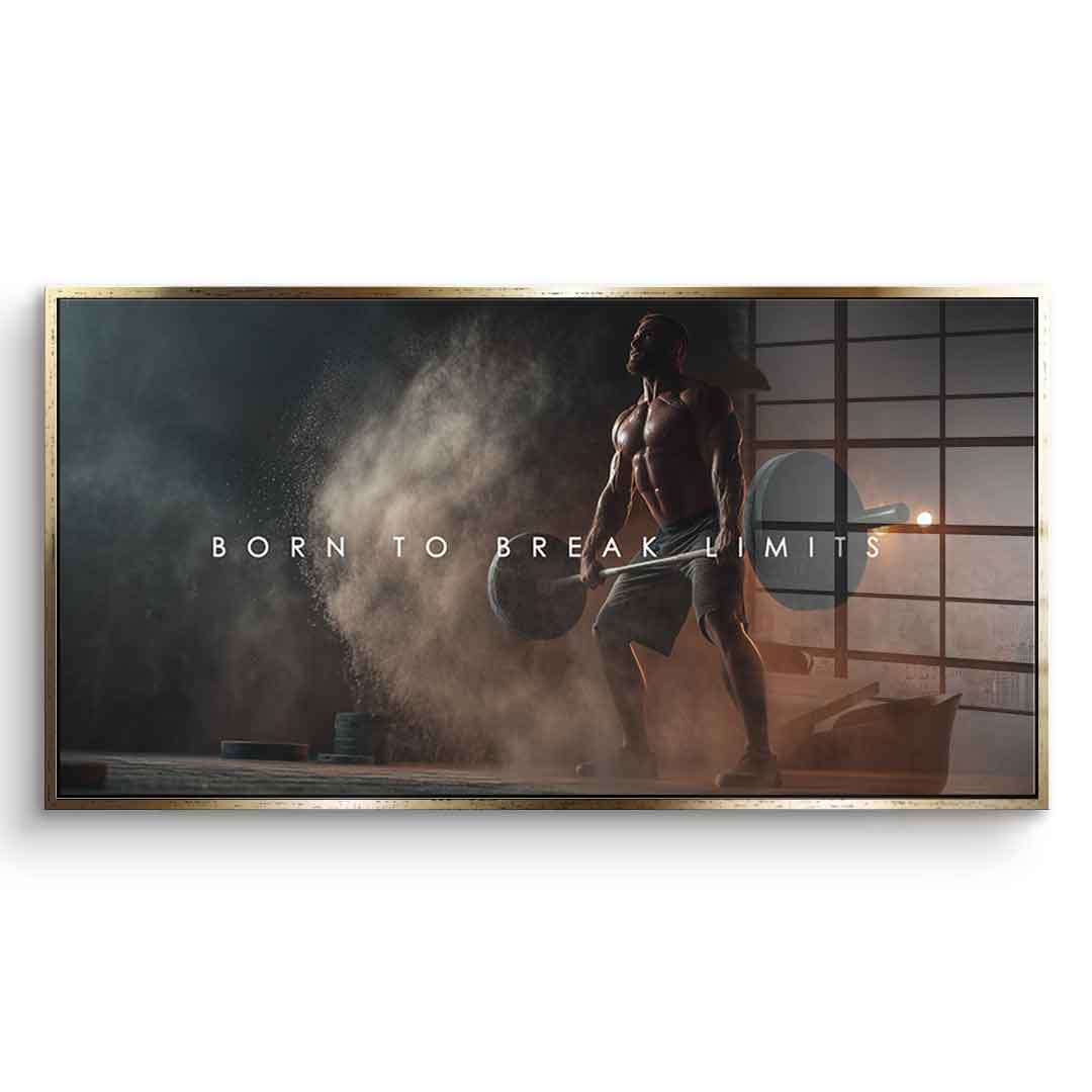 Born to Break Limits - Acrylglas