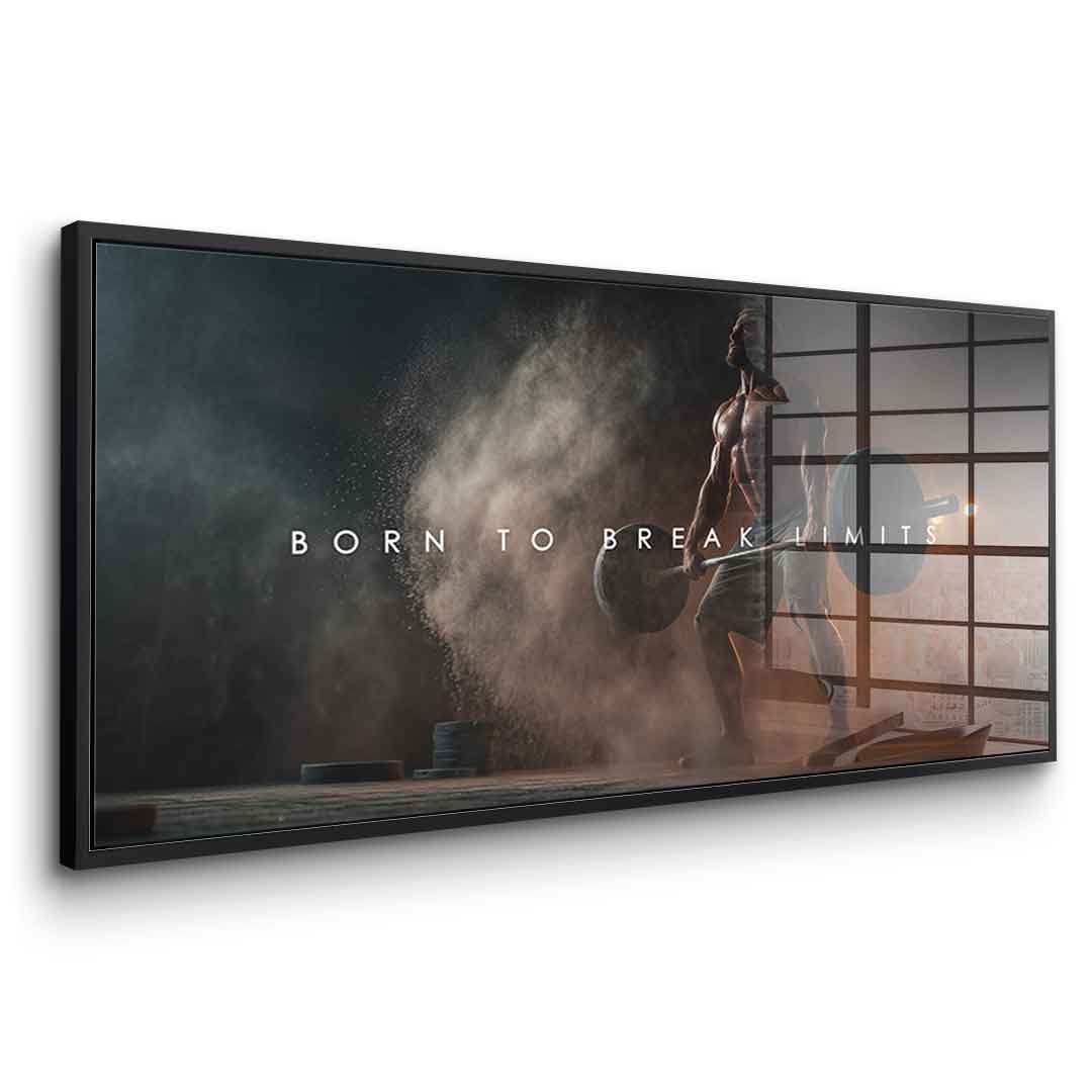 Born to Break Limits - Acrylglas
