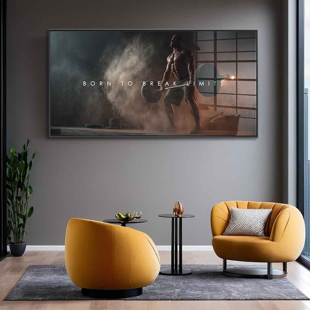 Born to Break Limits - Acrylglas