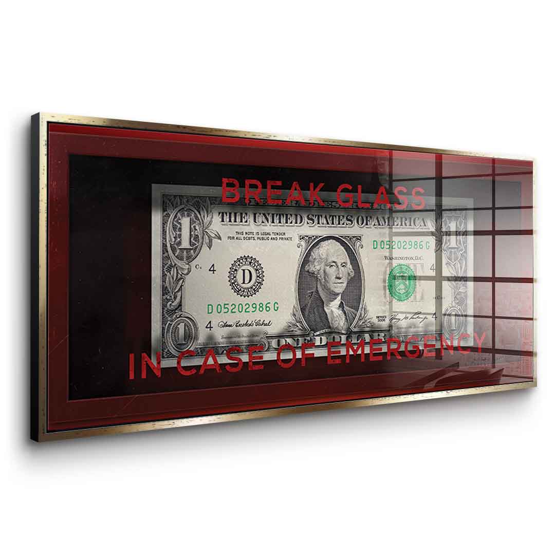 In Case of Emergency - acrylic glass
