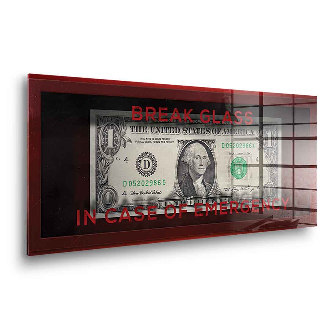 In Case of Emergency - acrylic glass