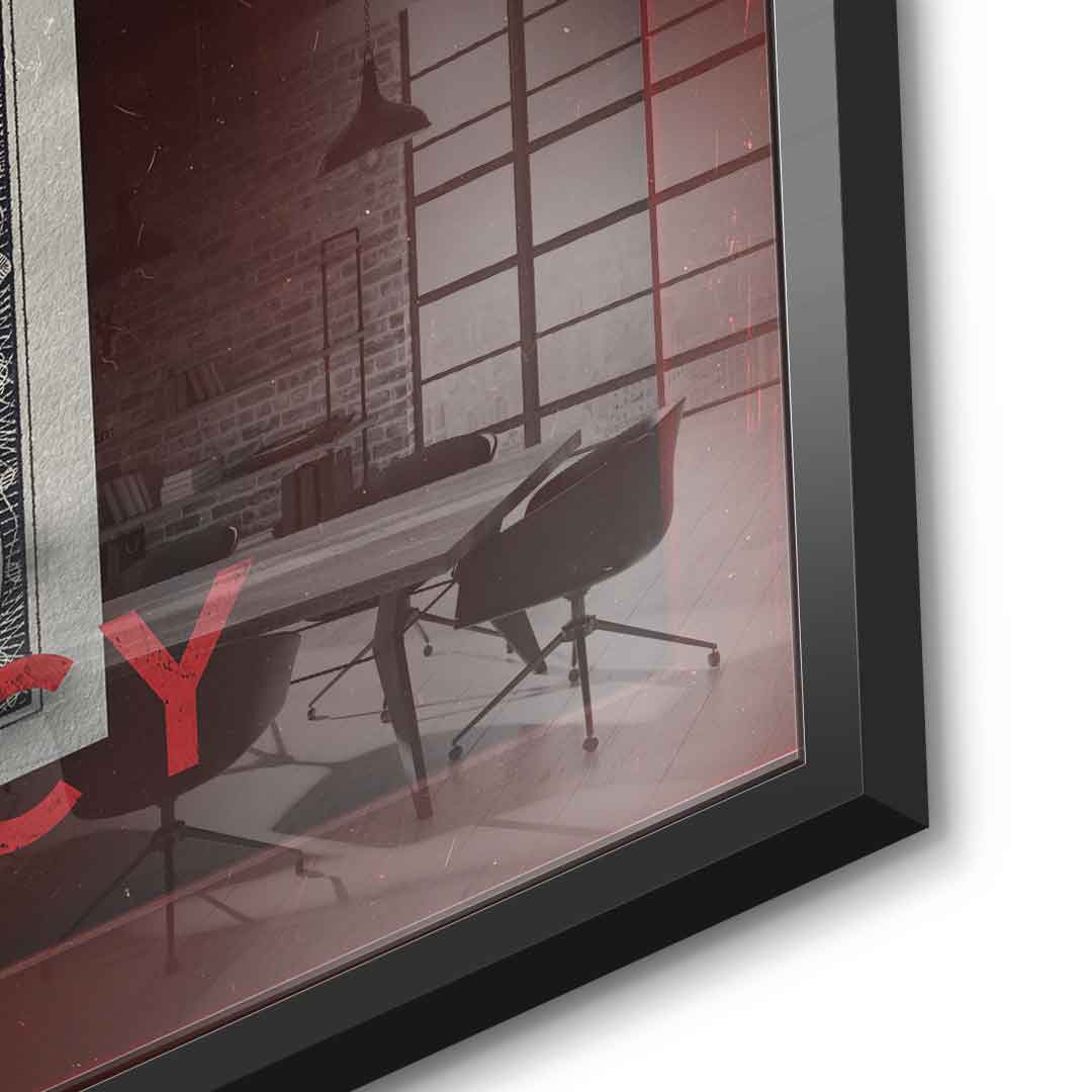 In Case of Emergency - acrylic glass