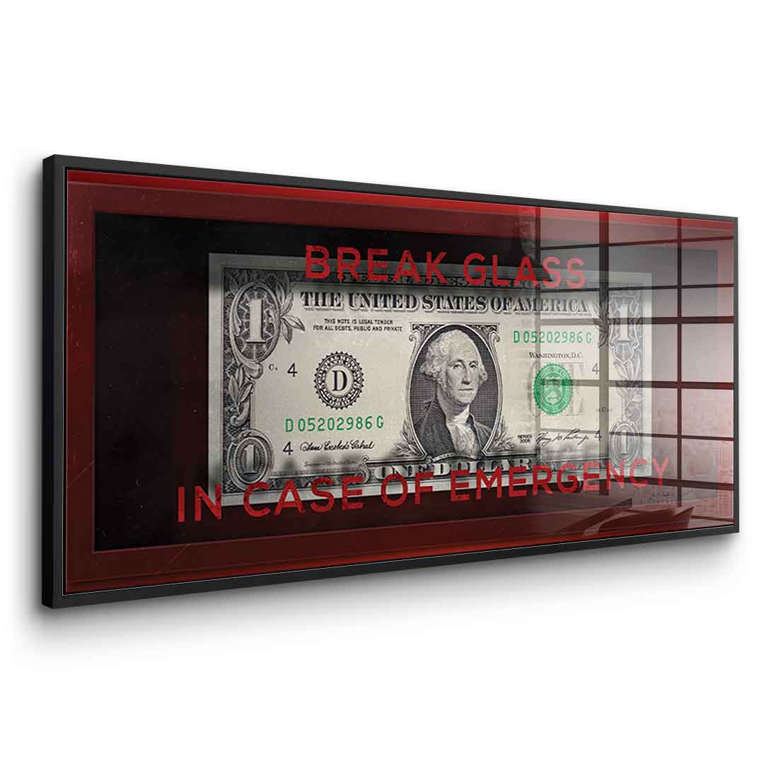 In Case of Emergency - acrylic glass