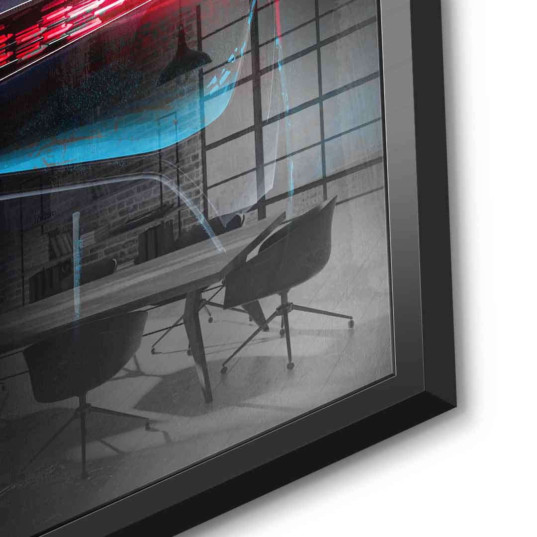 Bugatti Backside - Acrylglas