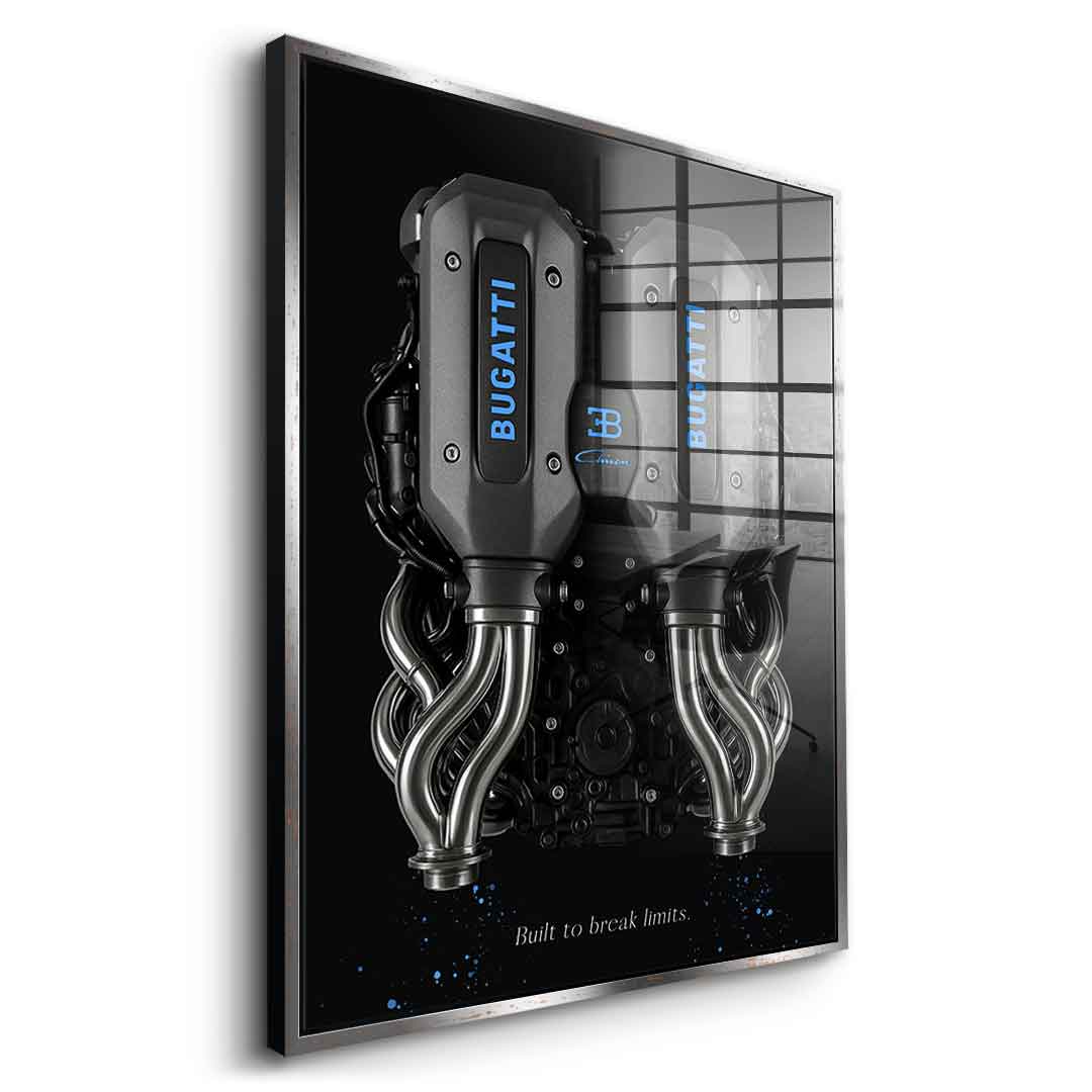 Bugatti Engine - acrylic glass