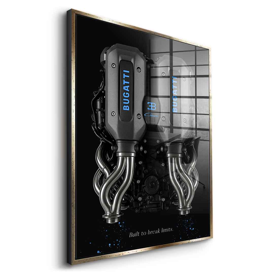 Bugatti Engine - acrylic glass
