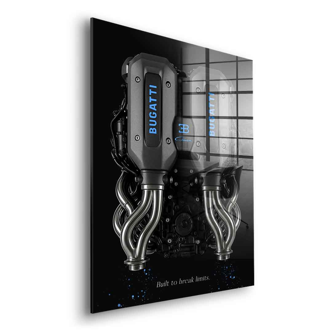 Bugatti Engine - acrylic glass