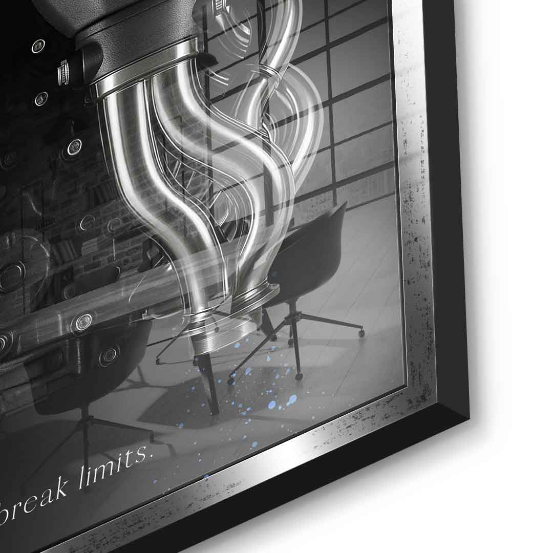Bugatti Engine - acrylic glass