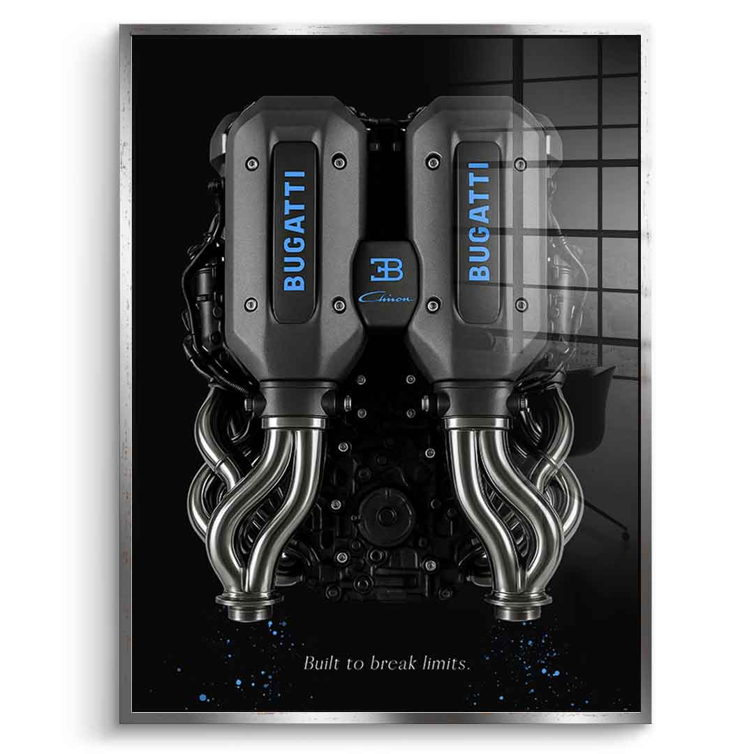 Bugatti Engine - acrylic glass