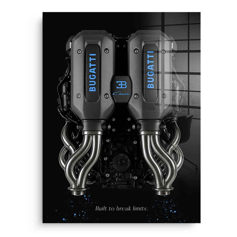 Bugatti Engine - acrylic glass