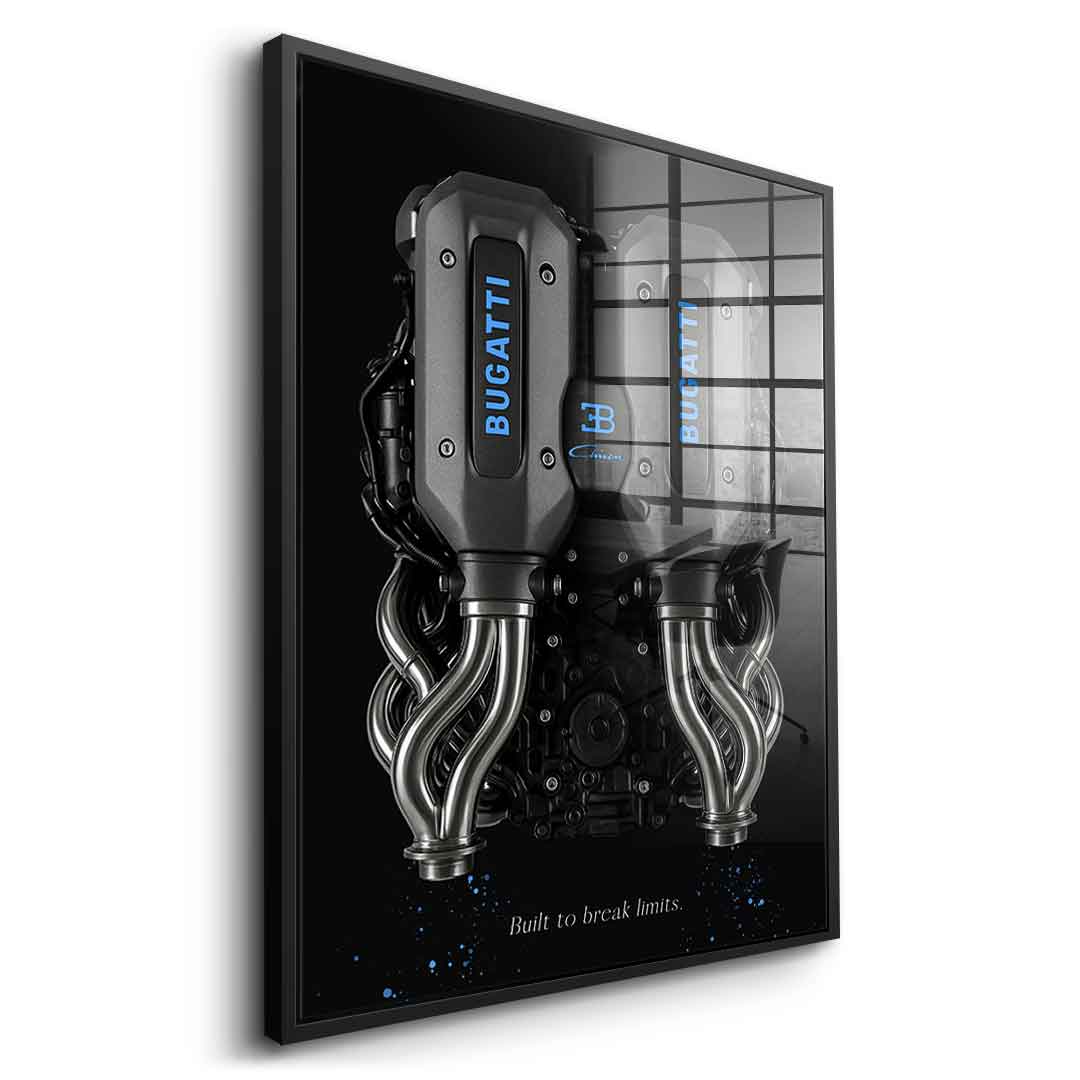 Bugatti Engine - acrylic glass