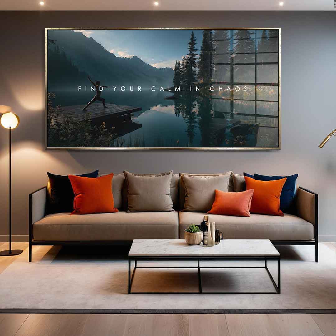 Calm in Chaos - Acrylglas
