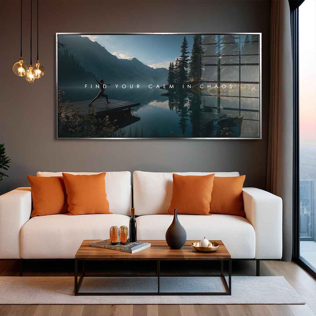 Calm in Chaos - Acrylglas