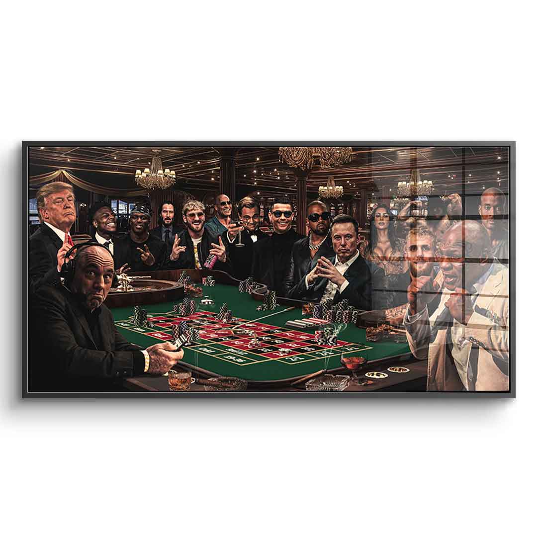 Casino Night - Acrylglas