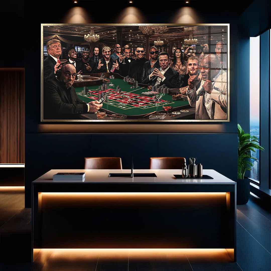 Casino Night - Acrylglas