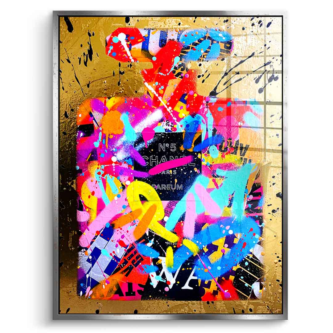 Streety Gold Fragrance - Acrylic glass
