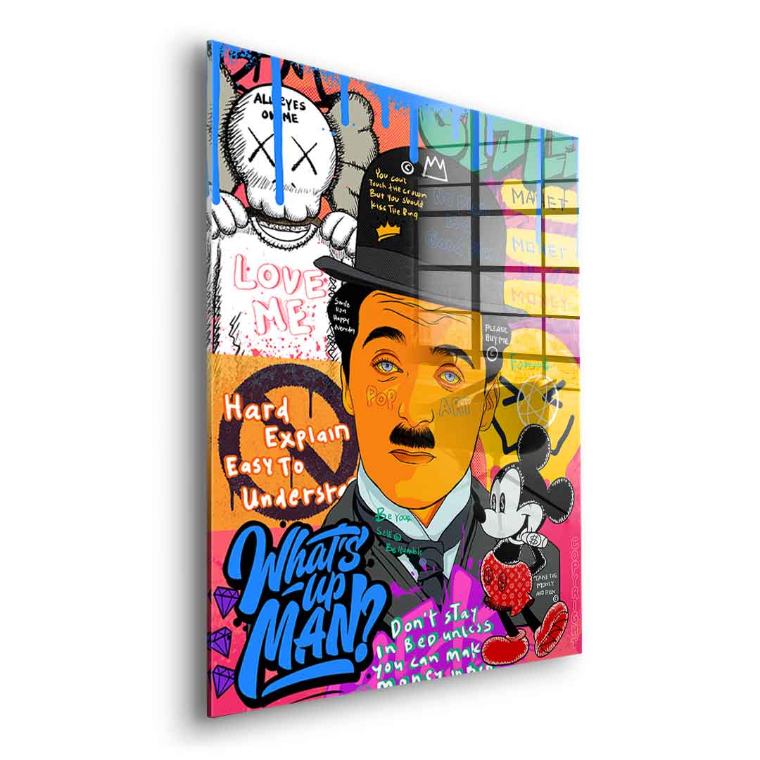 Charlie Chaplin - Acrylglas