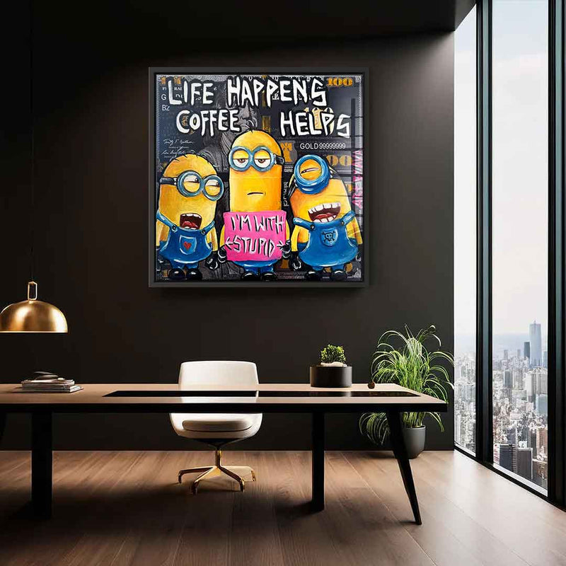 Coffee helps - Acrylglas
