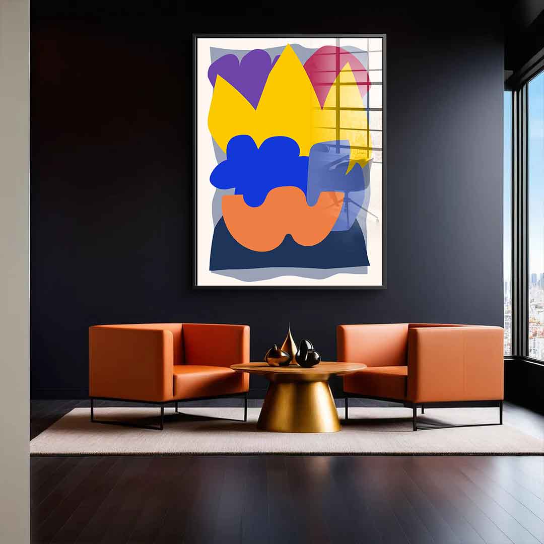 Colorful Splash 2 - Acrylglas