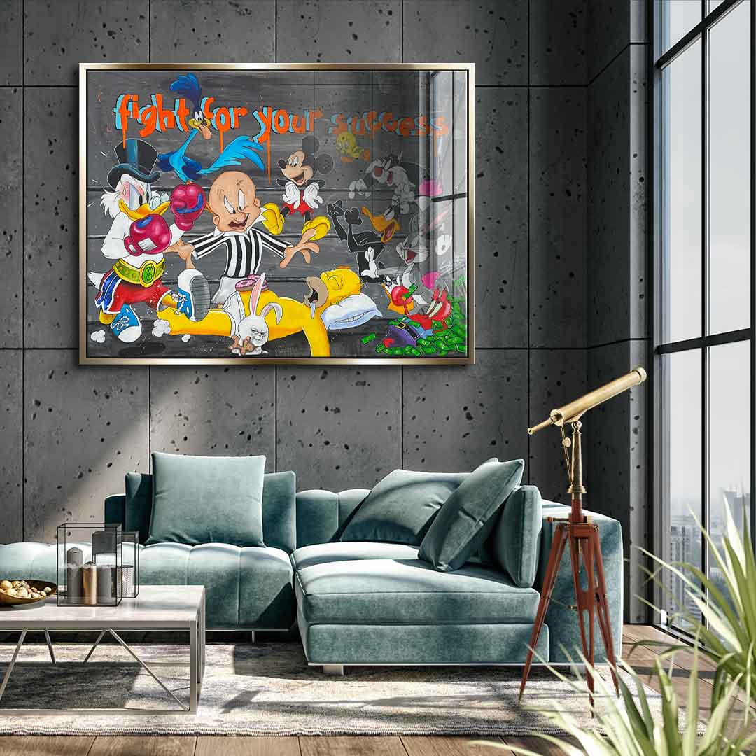 Fight for your success - Acrylglas