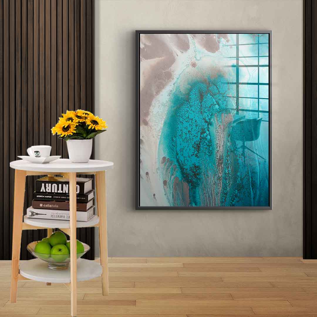 Coral Sea Flow 1 - Acrylglas