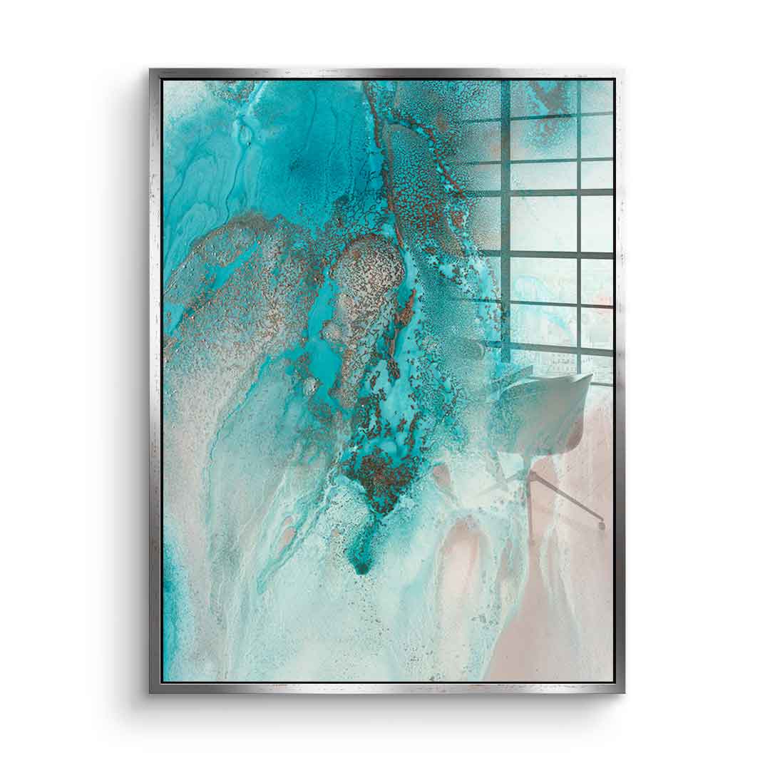 Coral Sea Flow 2 - Acrylglas