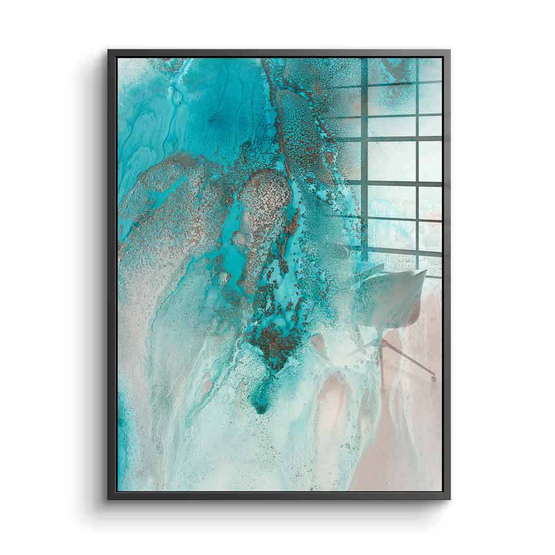 Coral Sea Flow 2 - Acrylglas