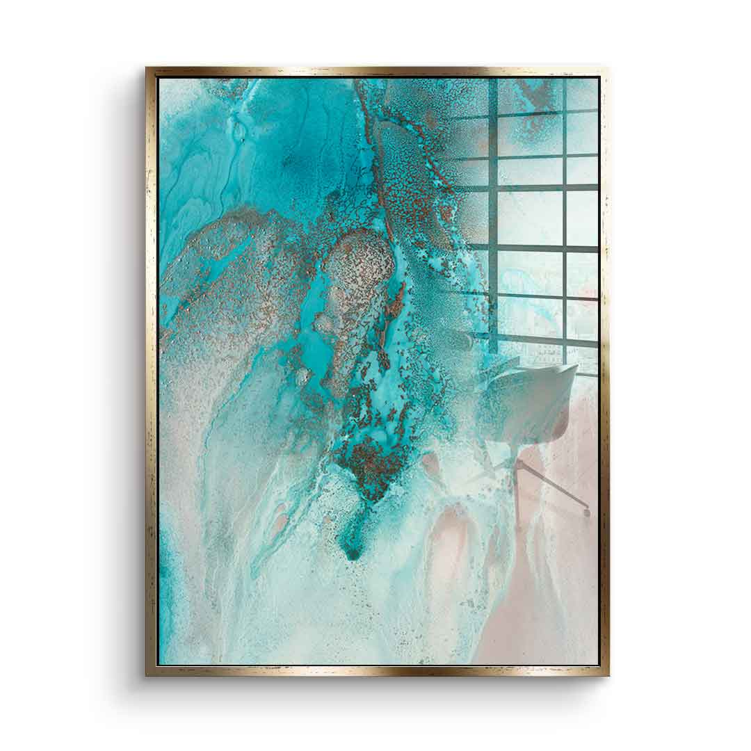 Coral Sea Flow 2 - Acrylglas