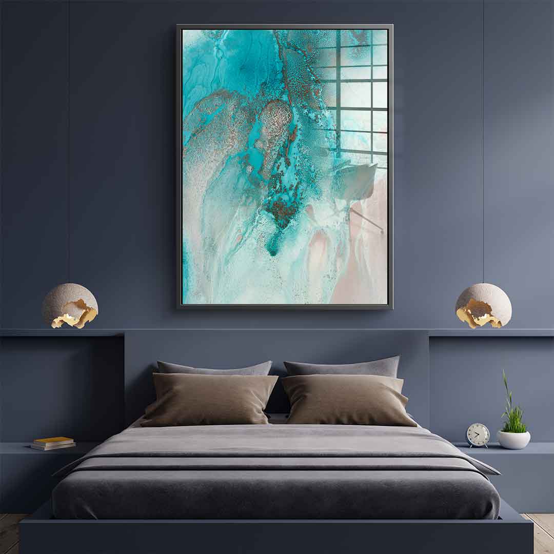 Coral Sea Flow 2 - Acrylglas