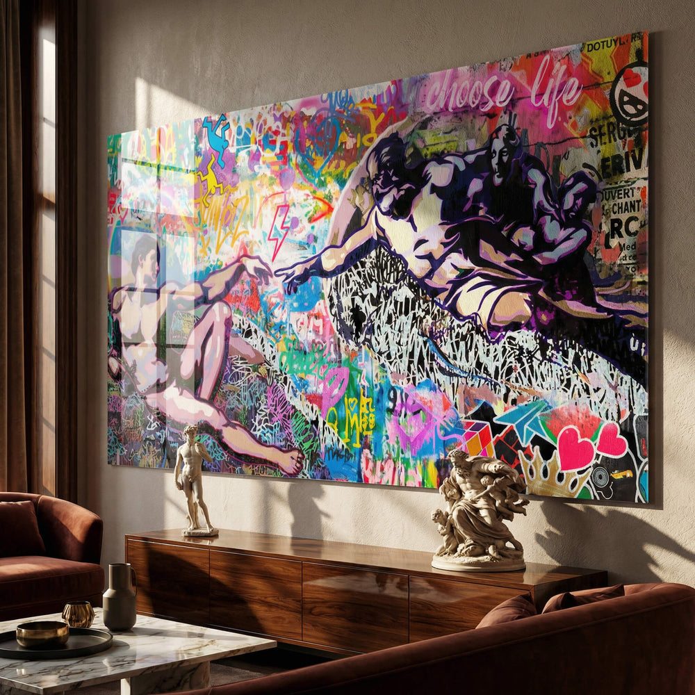 Creation Adam - Acrylic glass