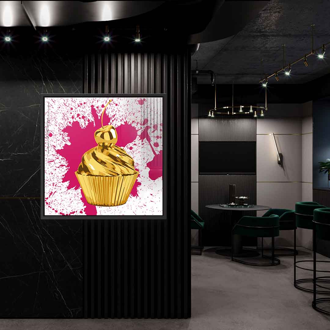 Cupcake Splash - Acrylglas