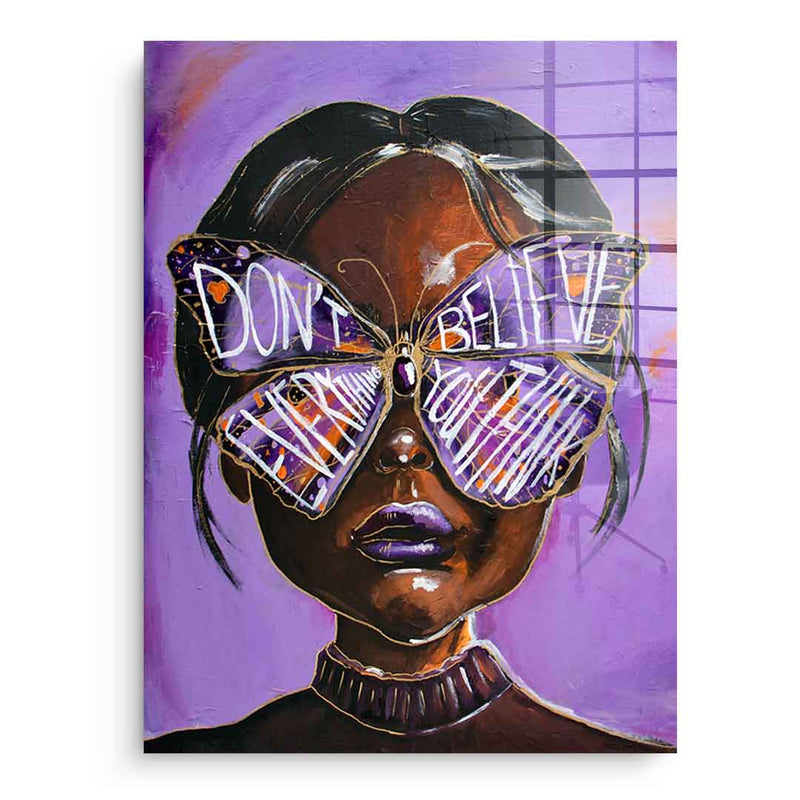 Cute but overthinking - Acrylglas