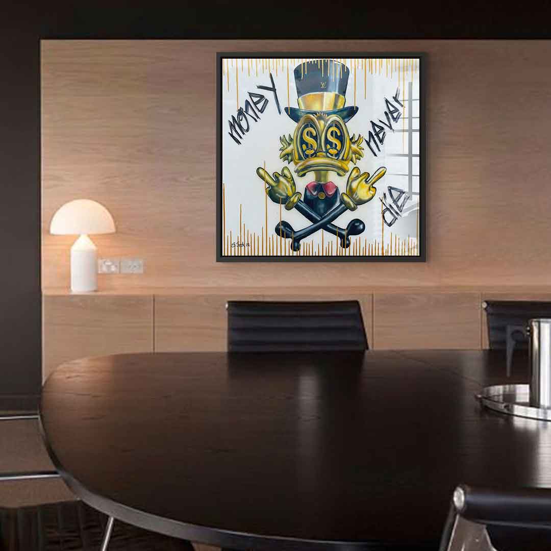 Money Never the - Acrylglas