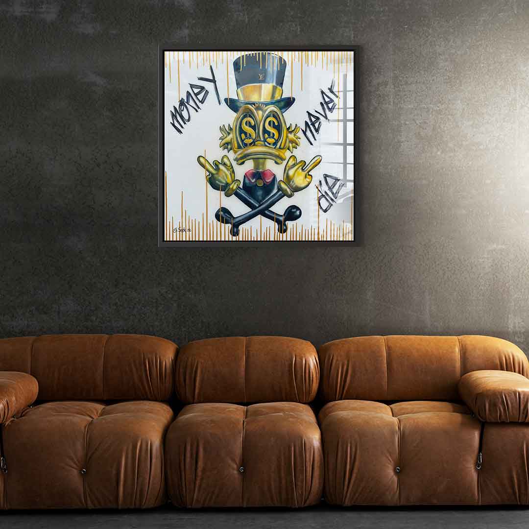 Money Never the - Acrylglas