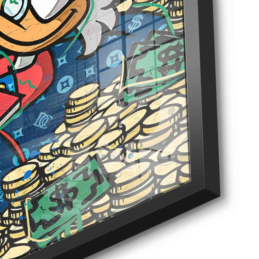 My Attitude got me to the top - acrylic glass