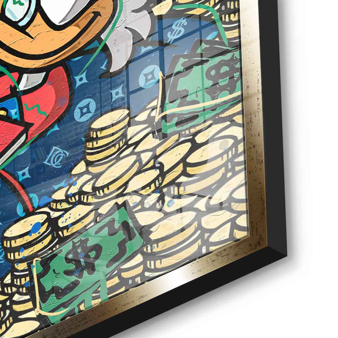 My Attitude got me to the top - acrylic glass