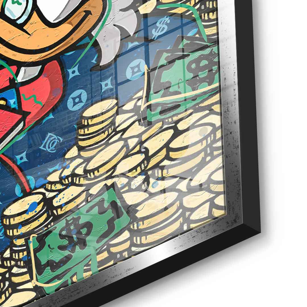 My Attitude got me to the top - acrylic glass