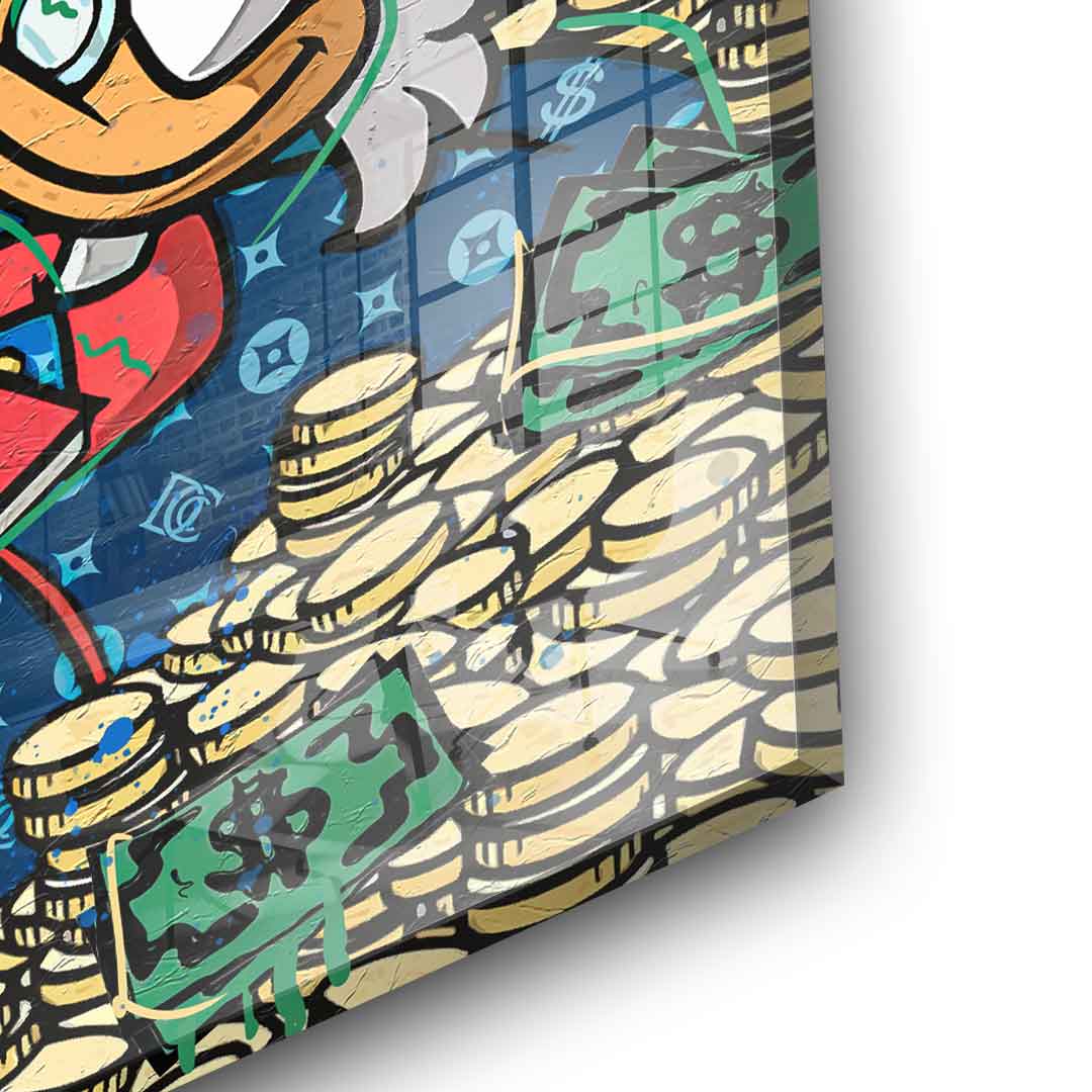My Attitude got me to the top - acrylic glass