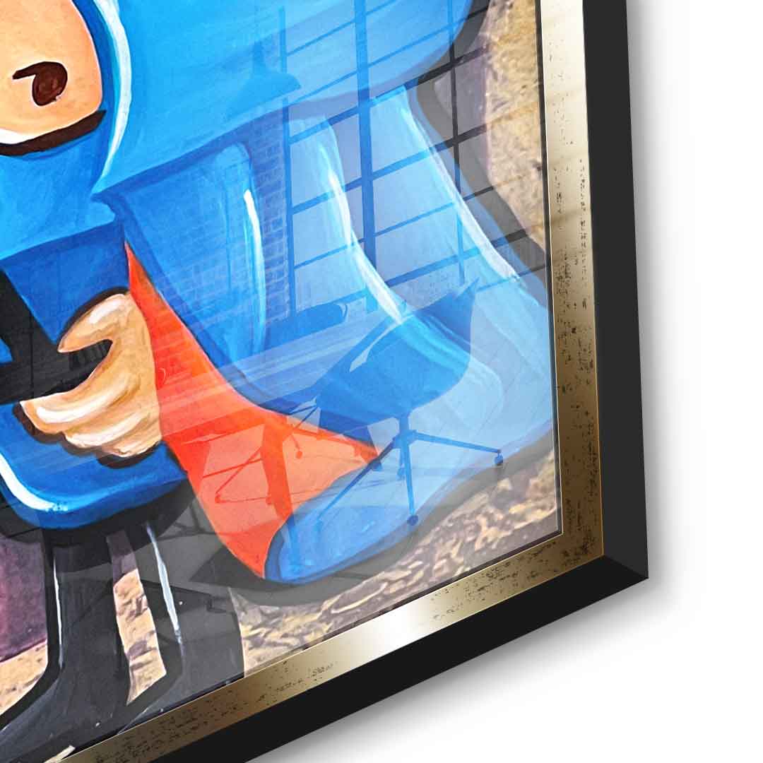 The inspector - acrylic glass