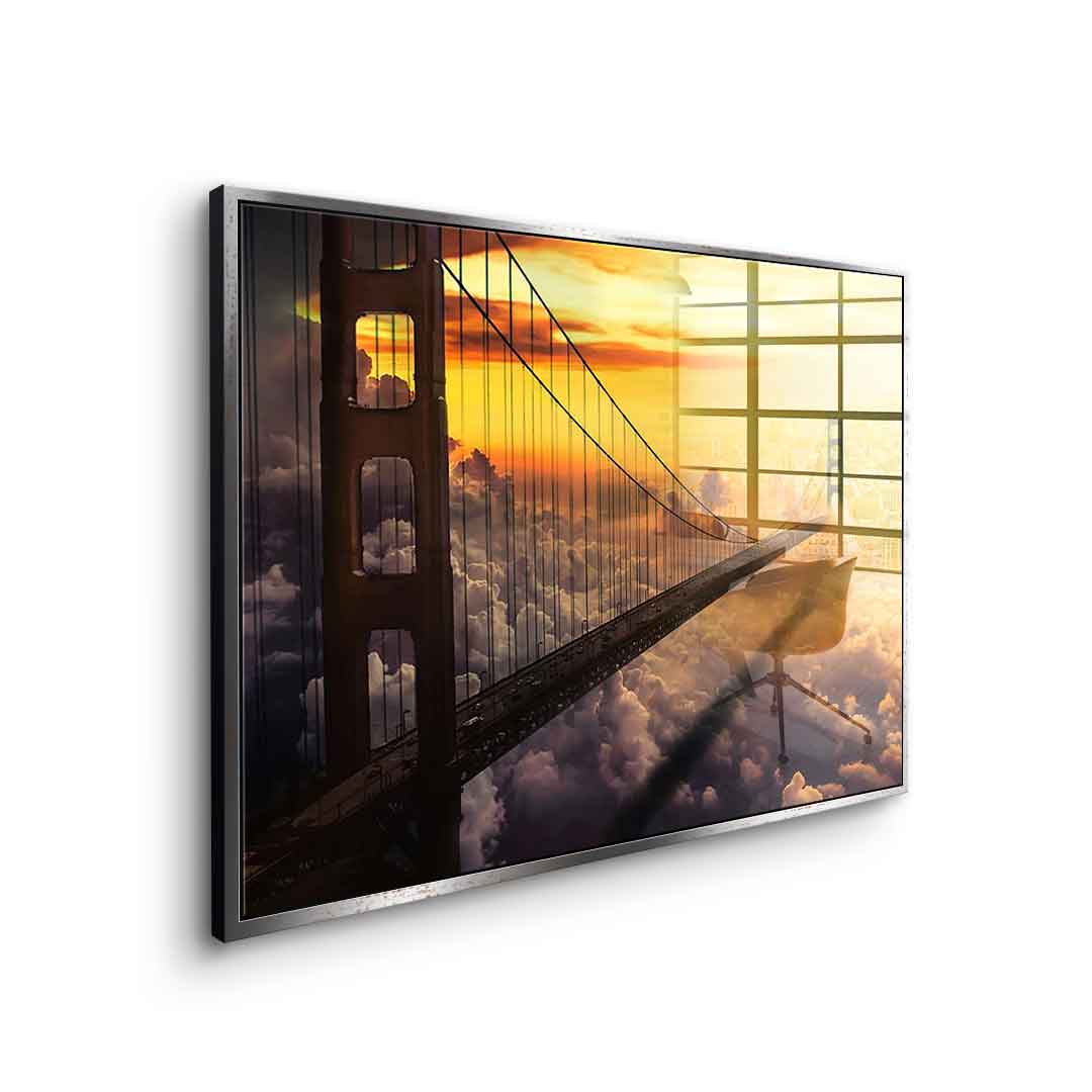 Die Brücke der Zukunft - Acrylglas