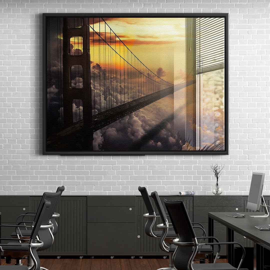 Die Brücke der Zukunft - Acrylglas