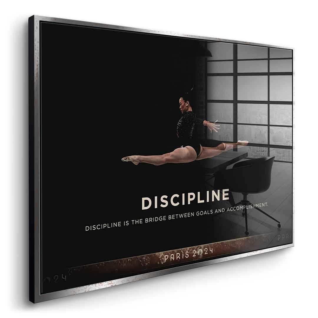 Discipline #Turnen - Acrylglas