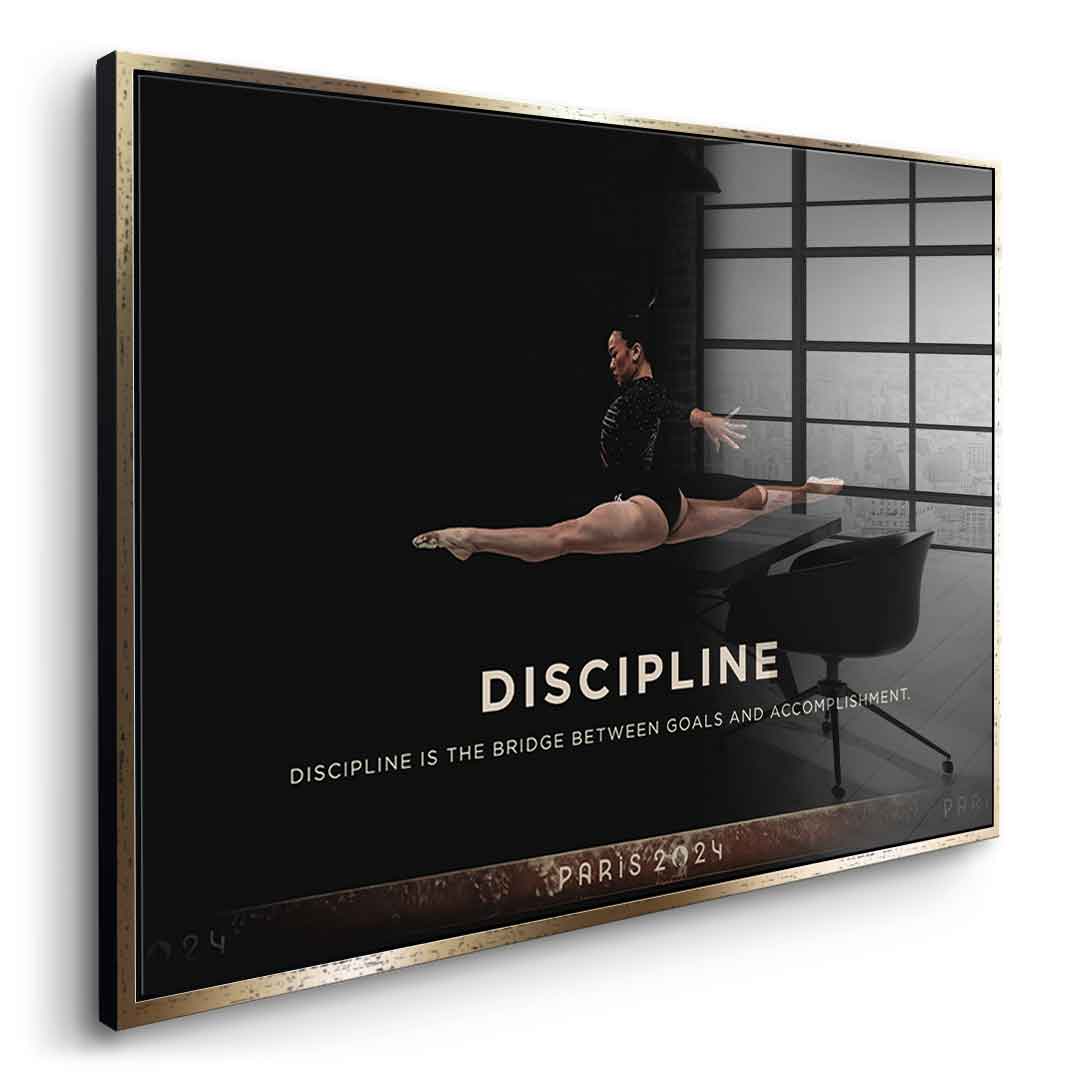 Discipline #Turnen - Acrylglas
